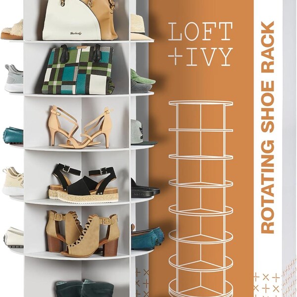 Spinning Shoe Rack - Etsy