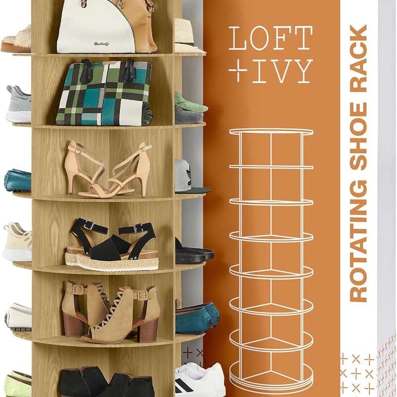 Spinning Shoe Rack - Etsy