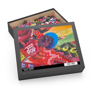Vibrant Candy-Themed Puzzle, Nostalgic Fun for All Ages, Perfect for Game Night, Family Activities, Gift for Candy Lovers