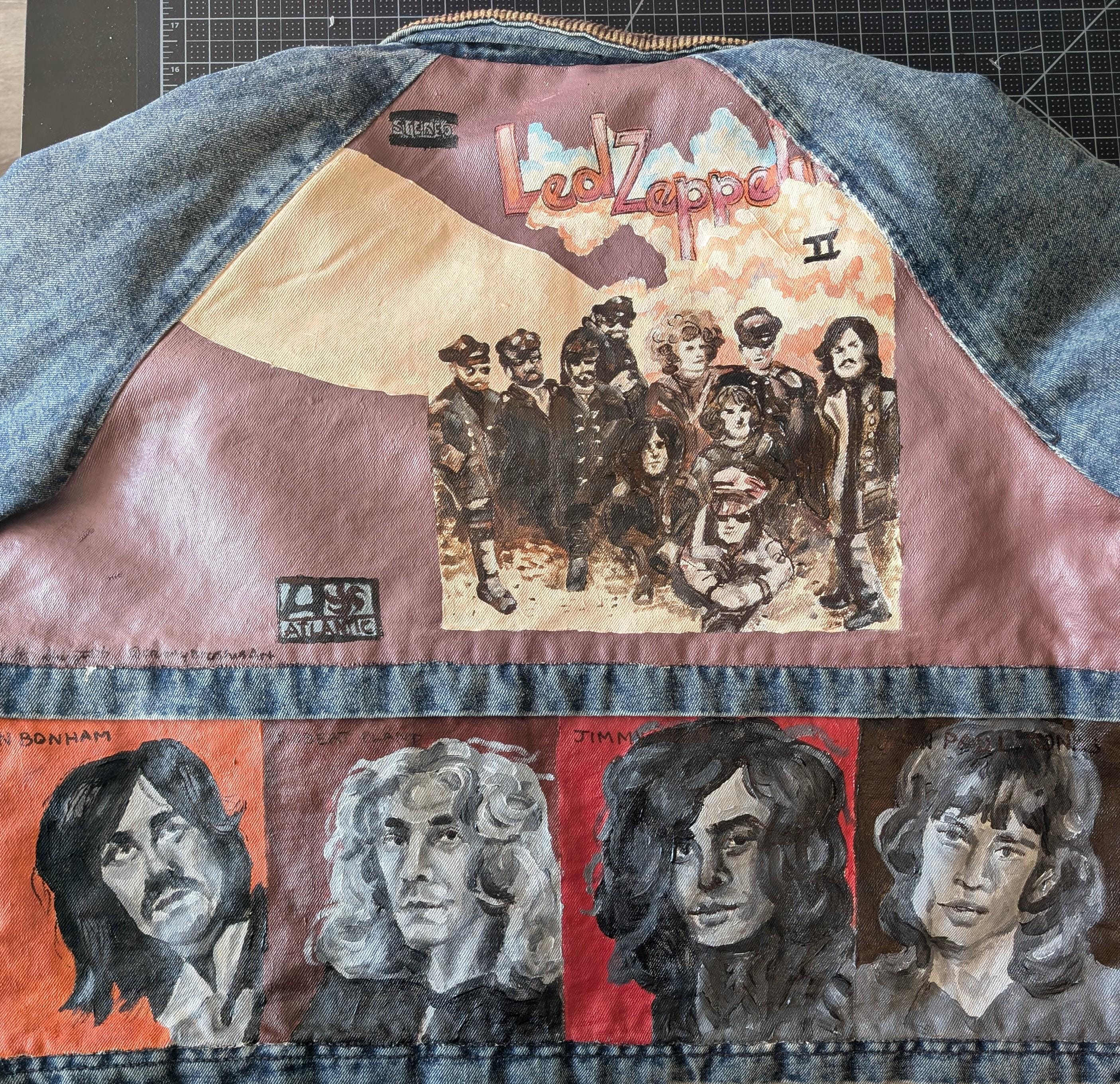 Led Zeppelin Jacket - Etsy