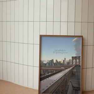Plakat Taylor Swift, plakat NYC, wydruk, pobieranie cyfrowe, Cornelia Street, Most Brookliński, wydruk z Nowego Jorku, trasa koncertowa Eras, wersja Taylor