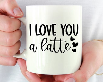 Download Art Collectibles Clip Art I Love You A Latte Svg File Coffee Quotes Svg Coffee Instant Download Vector Gift Idea Digital Coffee Cricut Iron Shirt N152