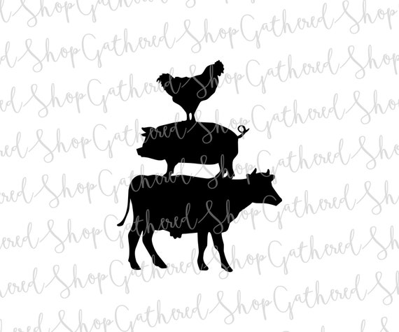 Download Farm Animal Svg Wood Sign Farmhouse Svg Chicken Svg Etsy