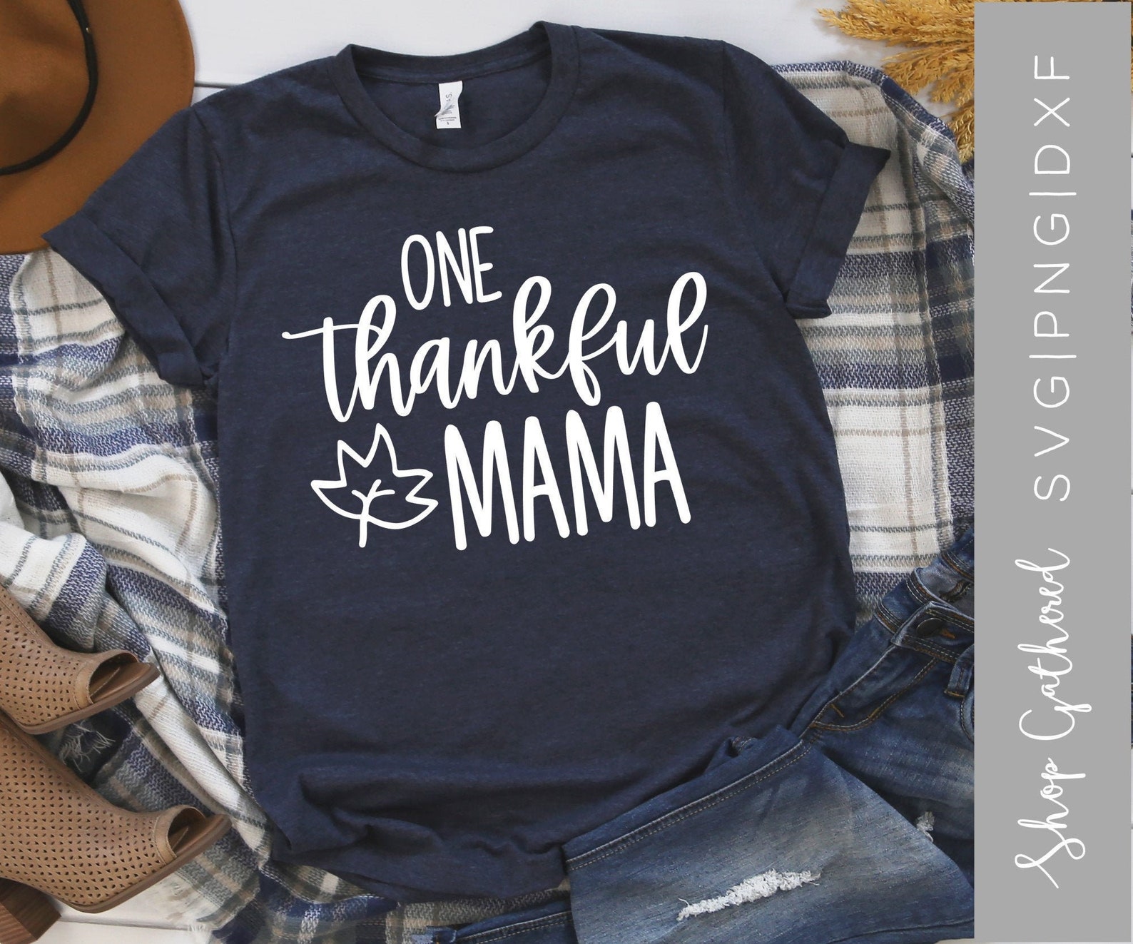 Download One Thankful Mama SVG Mama SVG Thankful Mama Cut File | Etsy