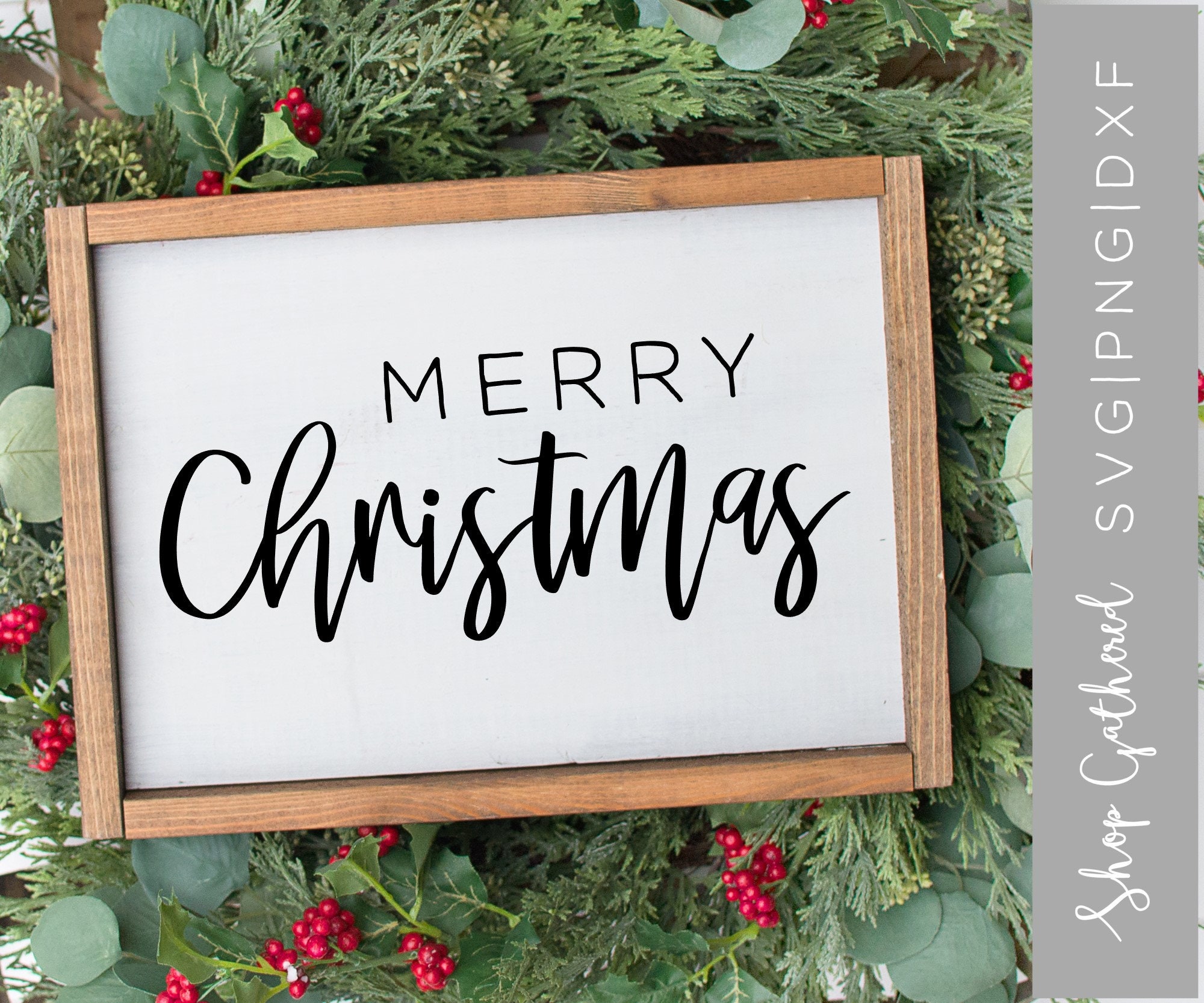 Merry Christmas Svg SVG PNG DXF Merry Christmas Cut File - Etsy