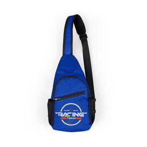 Racing Team Chest Bag - Stylish Sling Backpack for Adventurers, Perfect for Hiking, Festivals, Travel, Gift for Sports Enthusiasts