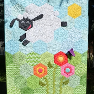 Sheep Shape Quilt Pattern - Baby - Child