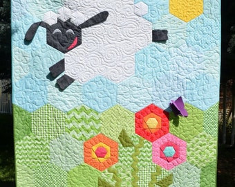 Baby Animals Patchwork Quilt Top – Handmade | 31x39” - Etsy 日本