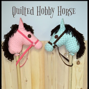 Quilted Hobby Horse (or Unicorn) PDF pattern