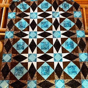 Tsunami (A Giant "Storm At Sea") PDF quilt pattern image 9