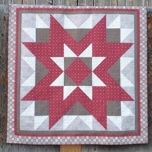 A Soldier&#39;s Star / Barn Star PDF Quilt Pattern
