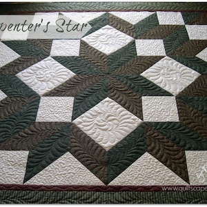 Carpenter's Star DIGITAL quilt pattern image 3