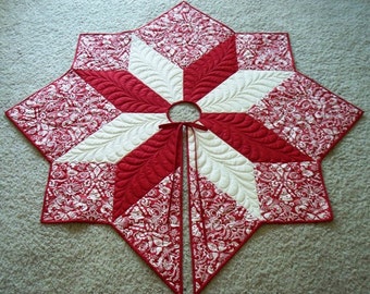 Star Medallion Tree Skirt DIGITAL quilt pattern