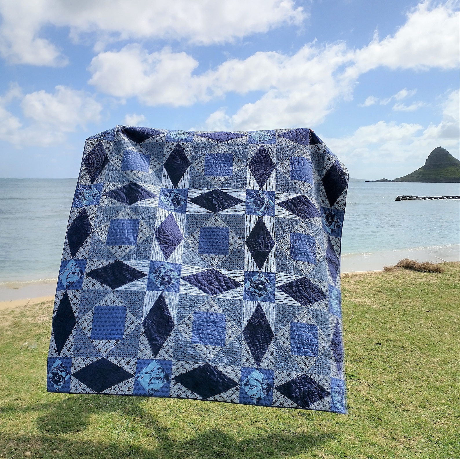 Tsunami A Giant storm at Sea Quilt Pattern Etsy