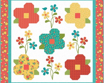 Bloomin' Posies DIGITAL Quilt Pattern