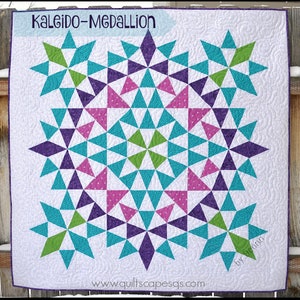 Kaleido-Medallion DIGITAL Quilt Pattern image 1