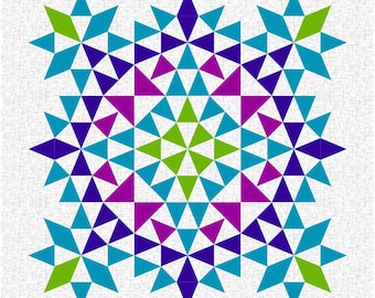 Kaleido-Medallion PDF Quilt Pattern