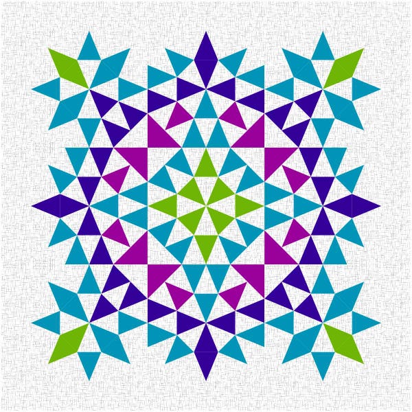 Kaleido-Medallion PDF Quilt Pattern