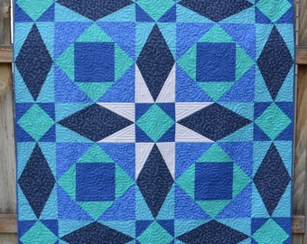 Tsunami (A Giant "Storm At Sea") DIGITAL quilt pattern