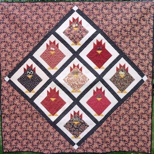 Hen Party Chicks PDF Quilt Pattern