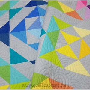 Iridescent Star DIGITAL Quilt Pattern image 6