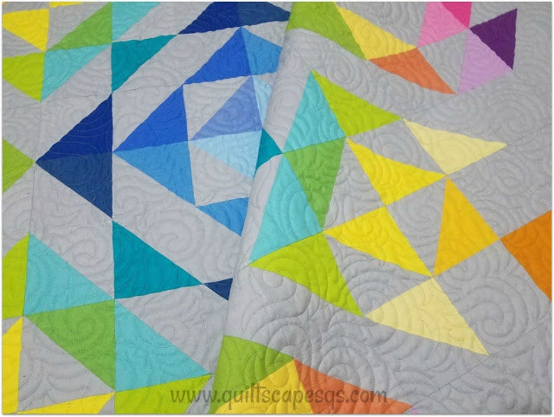 Iridescent Star DIGITAL Quilt Pattern image 6