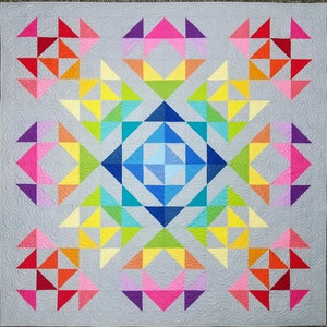 Iridescent Star quilt pattern