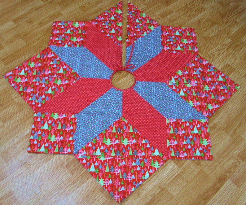 Star Medallion Tree Skirt Quilt Pattern image 4