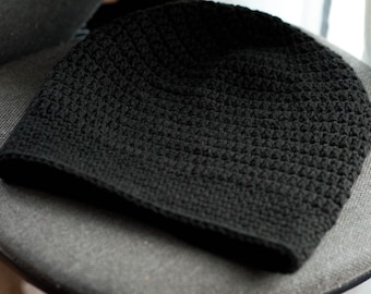 Solid  or striped crochet slouchy hat