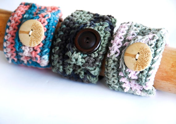 wrist wallet wrist pocket wrist purse crochet wrist pocket knit wrist wallet wrist pouch wrist cuff stash pouch