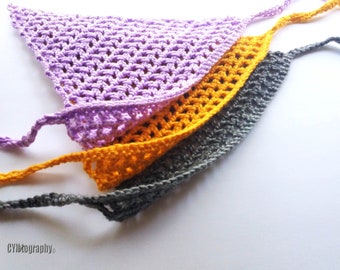 Crochet Mesh bandana