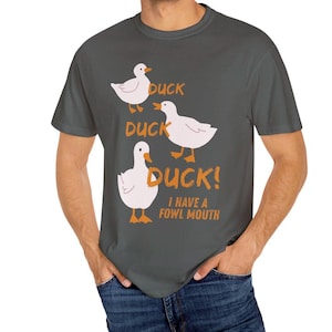 Funny Duck Owner Comfort Colors T-Shirt: Quirky Bird Lover Tee