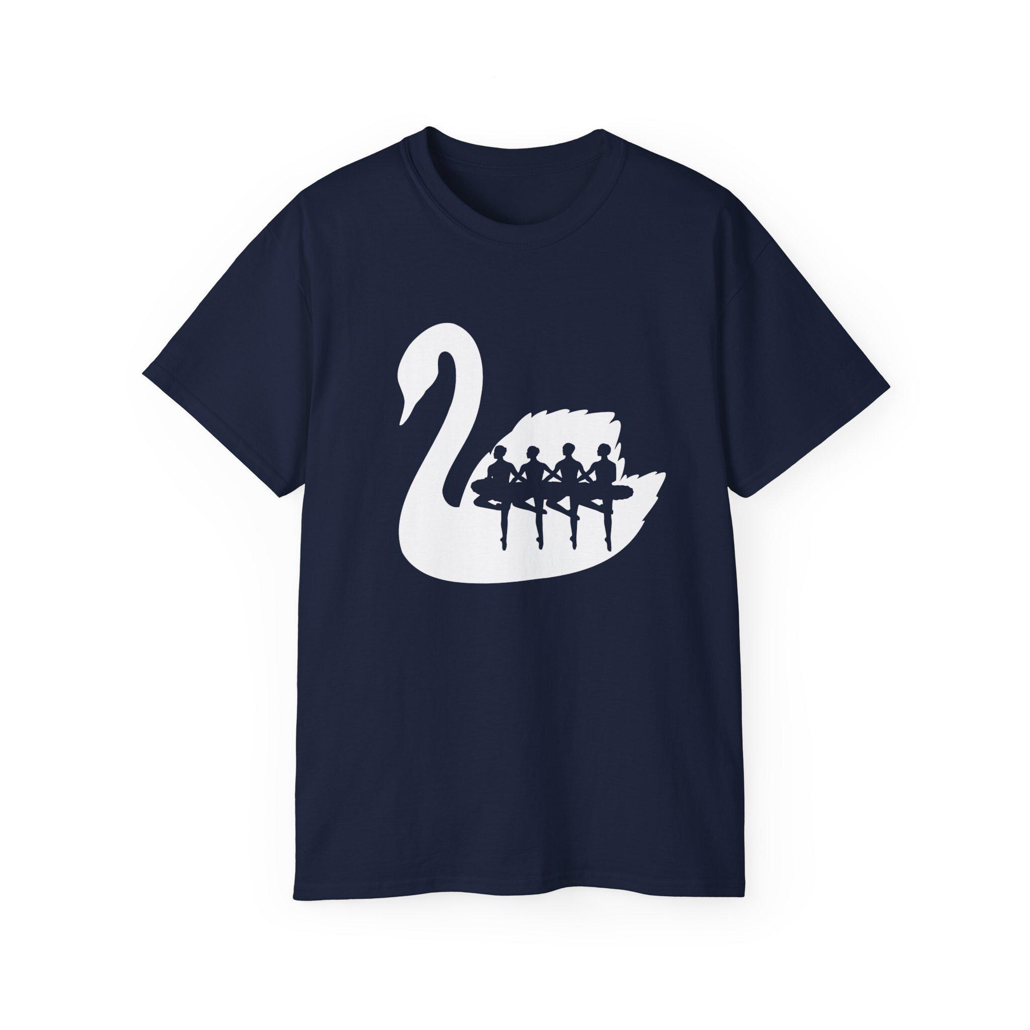 白鳥の湖バレエTシャツ：エレガントなダンス愛好家グラフィックTシャツ