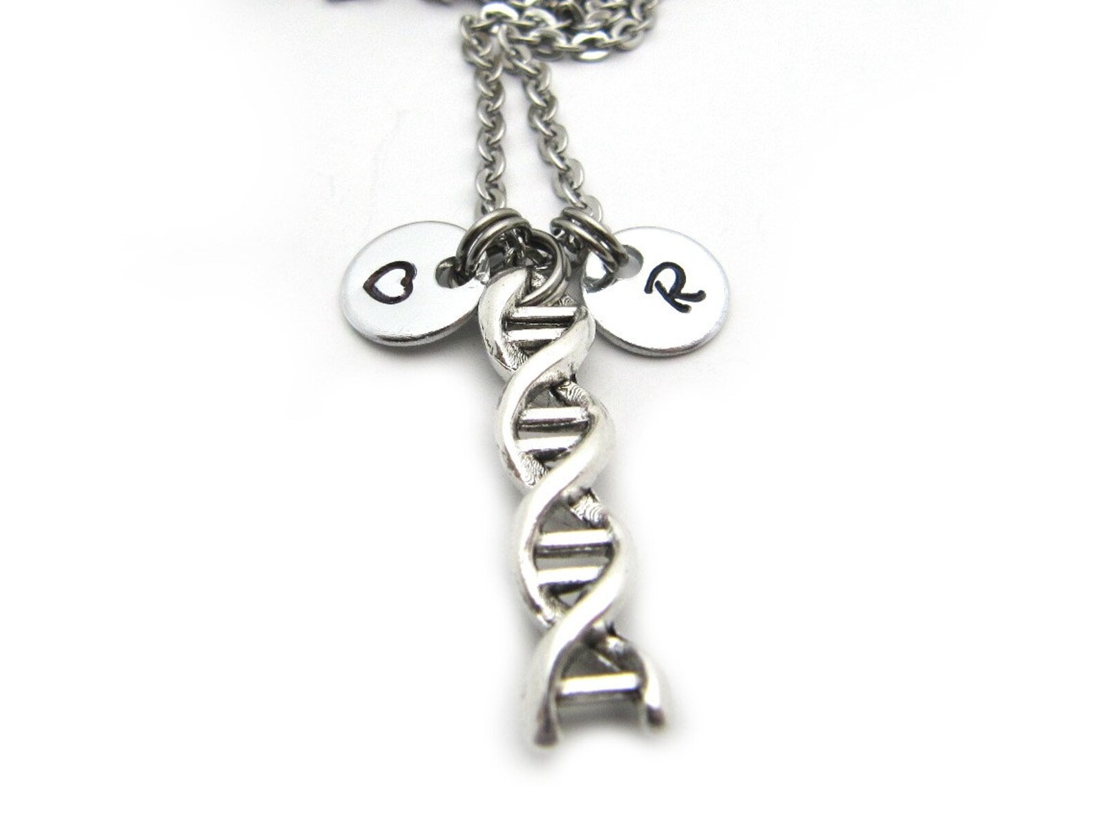 Personalized Dna Necklace DNA Jewelry DNA Charm Necklace Etsy