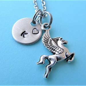 Pegasus Necklace, Pegasus Charm Necklace, Pegasus Jewelry Gift, Pegasus Jewelry, Flying Horse Necklace, Flying Horse Gift/Pegasus Lover Gift
