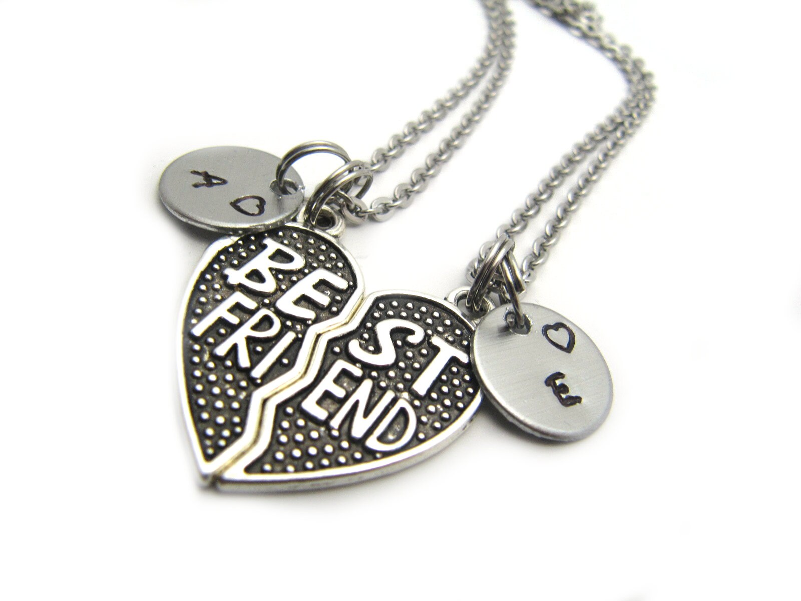 Best Friend Necklace Friendship Necklace for 2 Best Friends Etsy