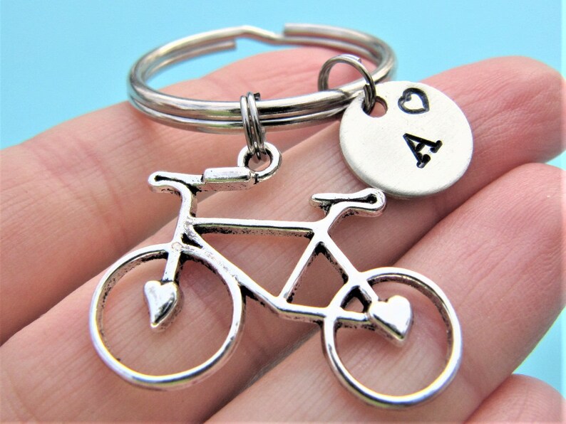 Bicycle Keychain Bicycle Keyring Bicycle Key Gift Etsy
