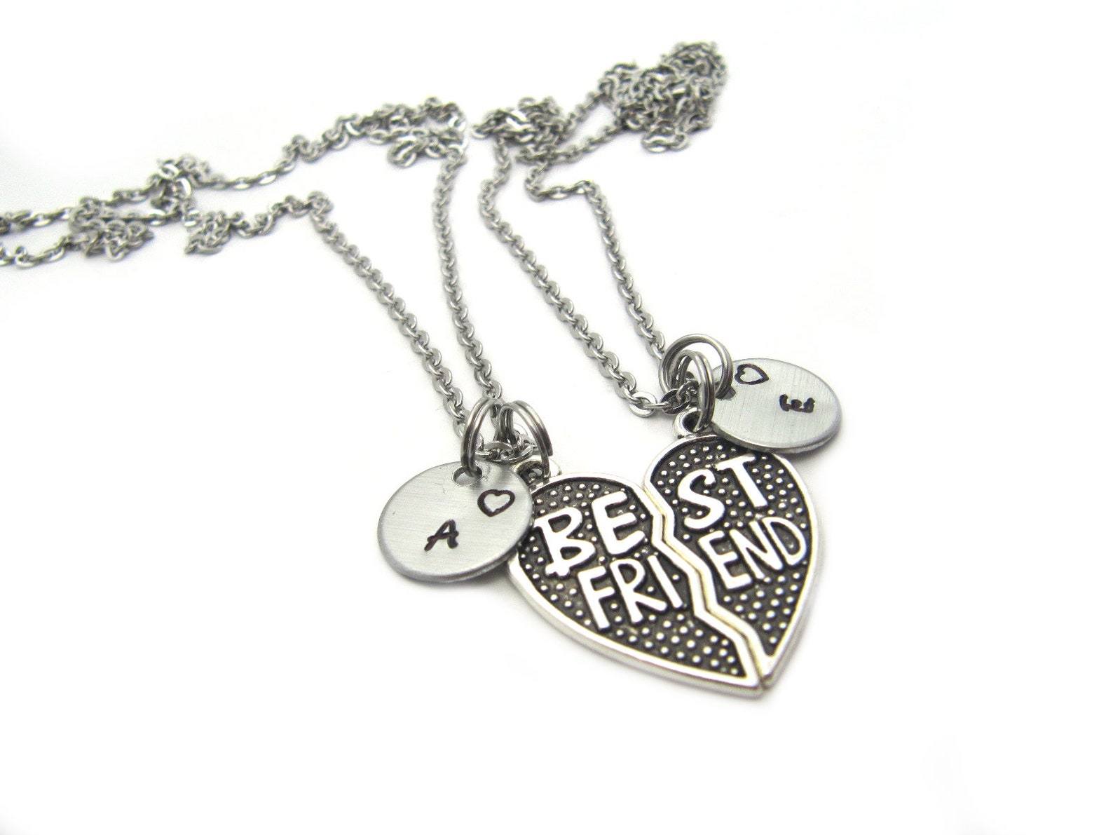 Best Friend Necklace Friendship Necklace for 2 Best Friends Etsy