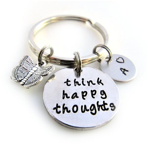 Personalized Statement Keychain, Good Vibes Keychain, Positive Vibes ...