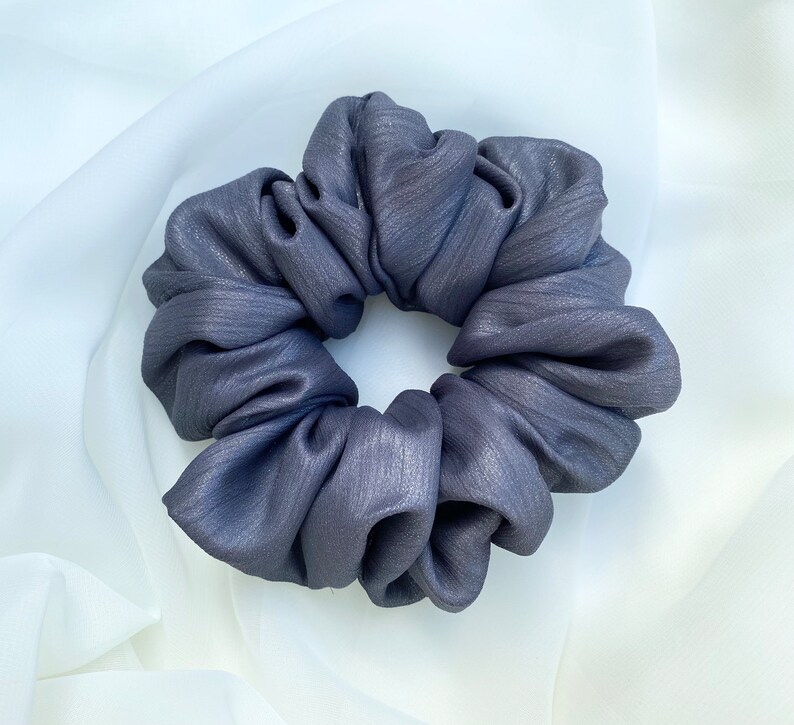 Oversized XXL Gray Hair Scrunchie Hair Tie Scrunchies for Etsy