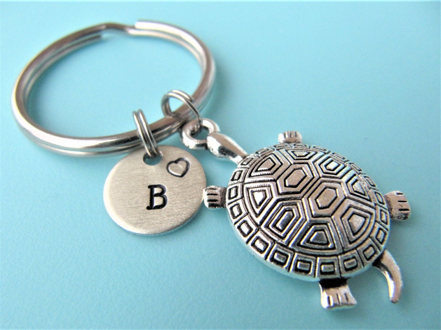 Turtle Keychain Sea Turtle Keychain Turle Key Ring Turtle Etsy
