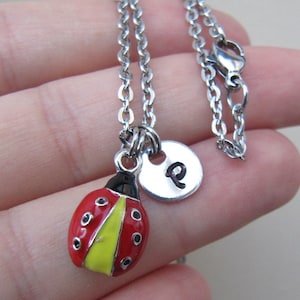 Ladybug Necklace, Ladybug Pendant, Ladybug Jewelry, Ladybug Lover Gift, Insect Necklace, Ladybug Gifts, Bug Charm Necklace, Ladybug Birthday