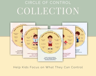 Poster Bundle – Circle of Control –  SEL Digital Prints for Kids