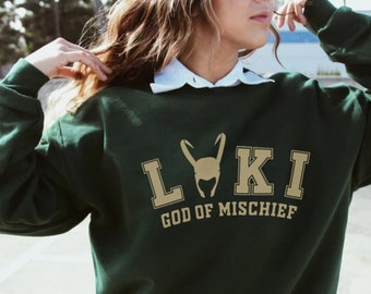 Loki God Of Mischief Sweatshirt Unisex T Shirt