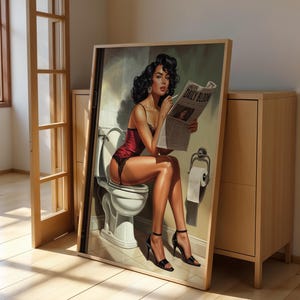 Vintage Cigarette Western Poster Print - Retro Marlboro Print - Vintage Marlboro Art Print - Marlboro Model Bikini Poster - Preppy Posters