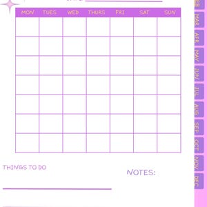 Digital Yearly Planner