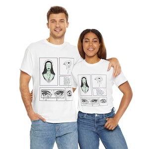 Spooky Graphic Tee, Unisex Horror T-Shirt, Unisex Cotton Tee, Gift for Halloween, Alternative Fashion Shirt, Edgy Vintage Style