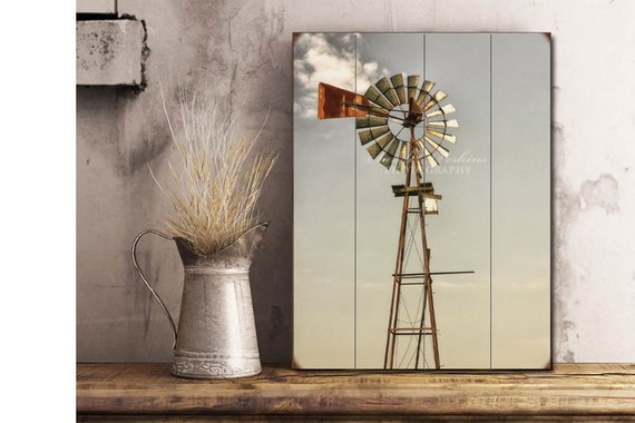 Wood Plank Print Wood Pallet Art Wood Sign Farmhouse Etsy