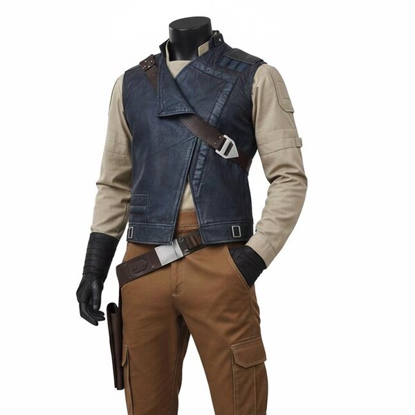 Star Wars Jedi Survivor Cal Kestis Cosplay Flight suit | Gamer Costume & Mandalorian Blaster Belt
