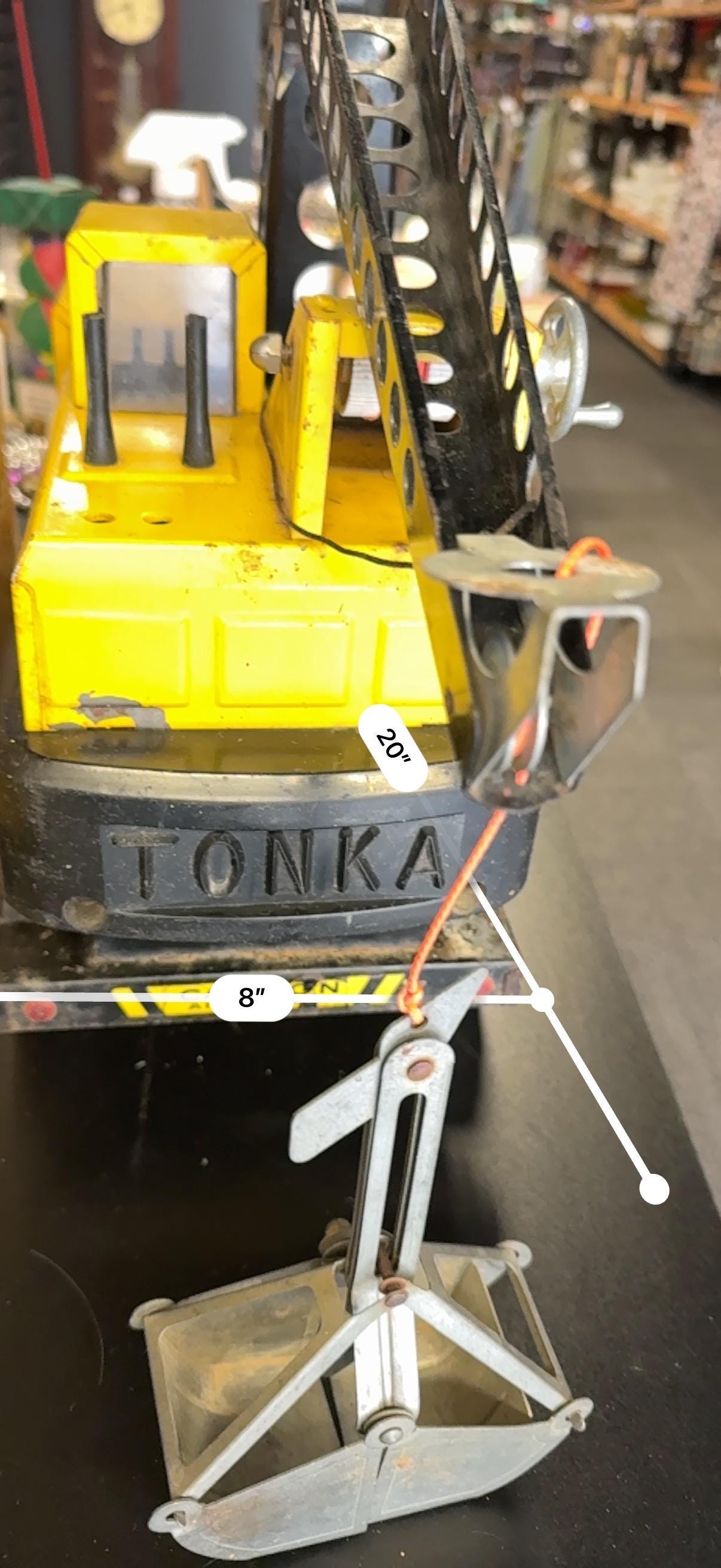 Vintage Mighty Tonka Crane in Original Box #3940 - Etsy